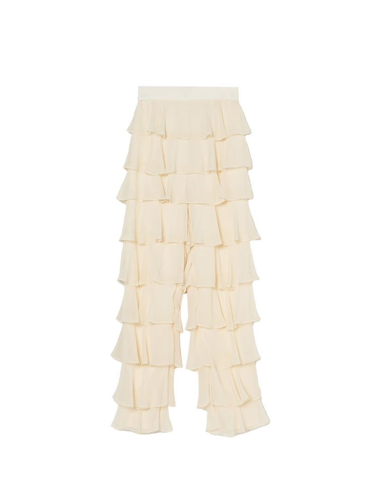 MARTE Tiered Pants アイボリー Tiered Pants｜ティアードパンツ – MARTE