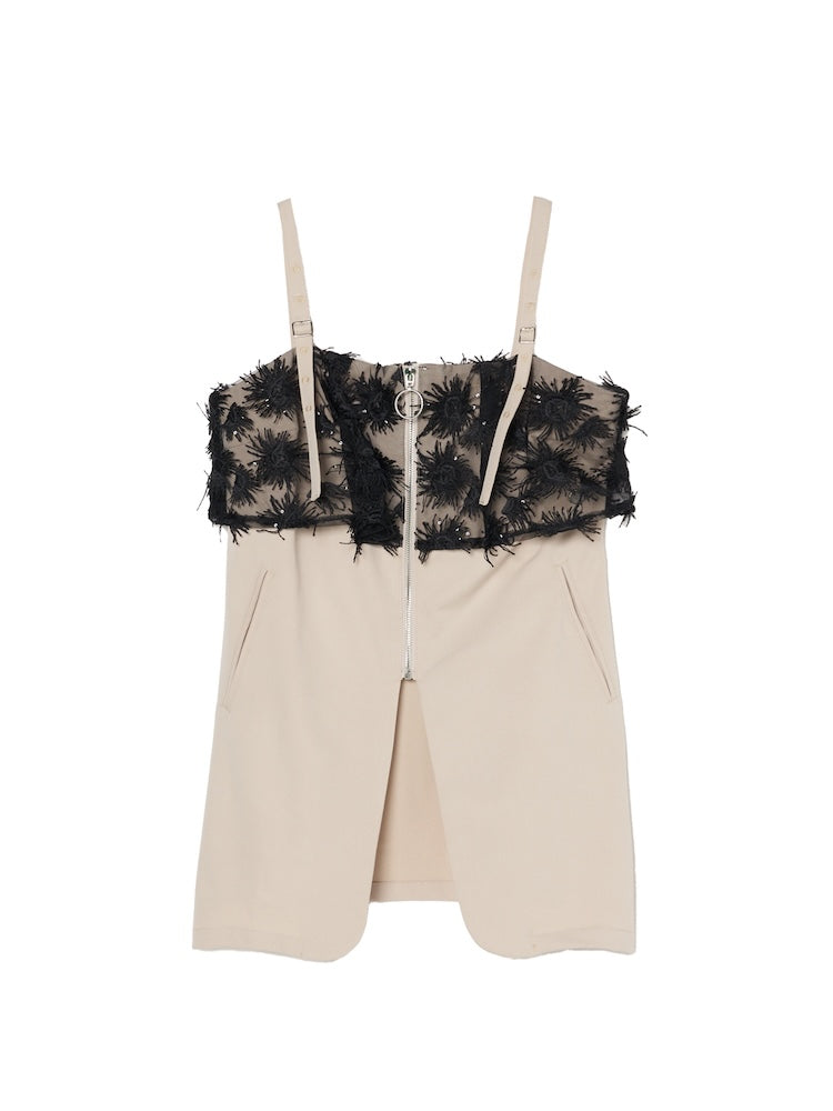 Fluffy Layered Zip Top｜レイヤードジップトップ – MARTE