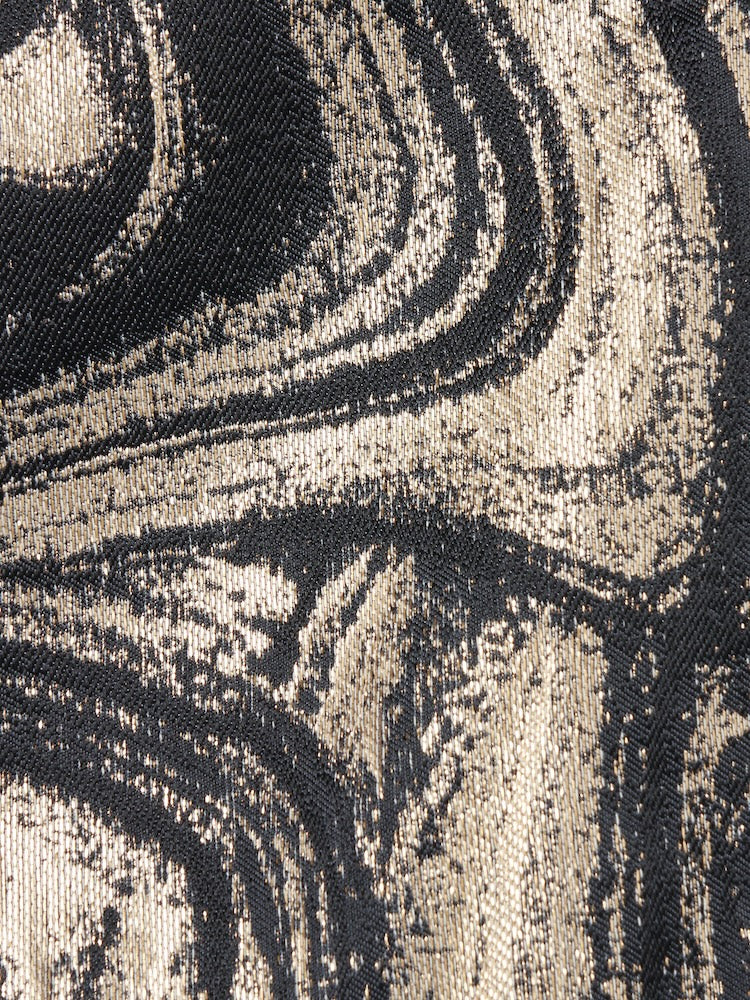 Marble Jacquard Bustier｜背中開きマーブル柄ビスチェ – MARTE