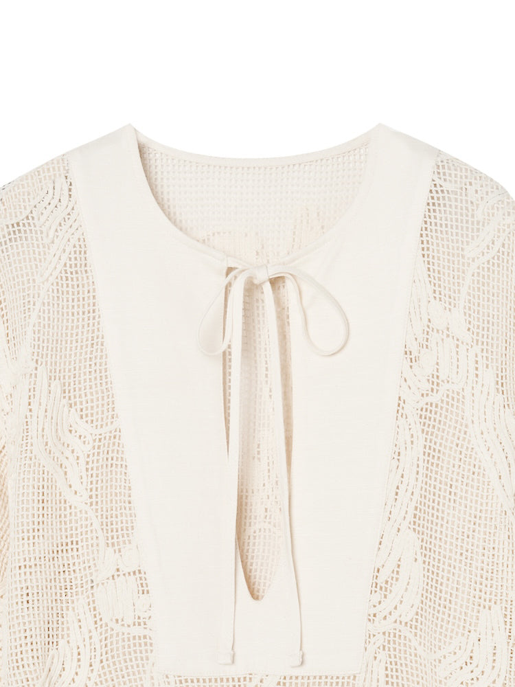 Cord Embroidery Caftan Dress｜コードエンブロイダリーカフタン