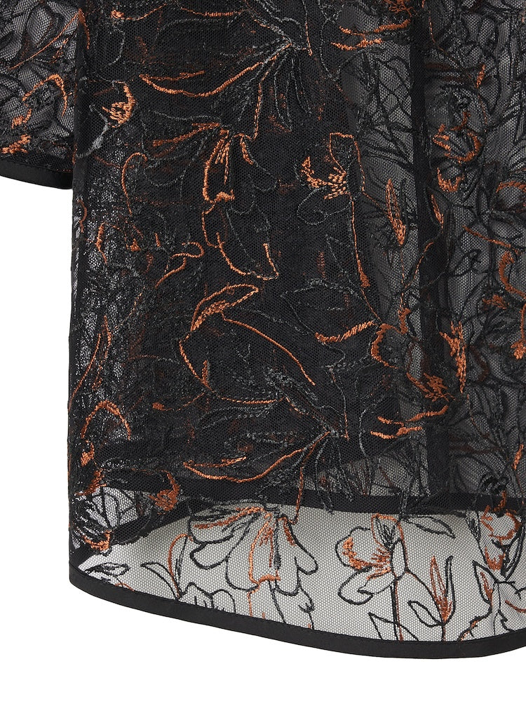 Piping Lace Over Shirt｜パイピングレースシャツ – MARTE