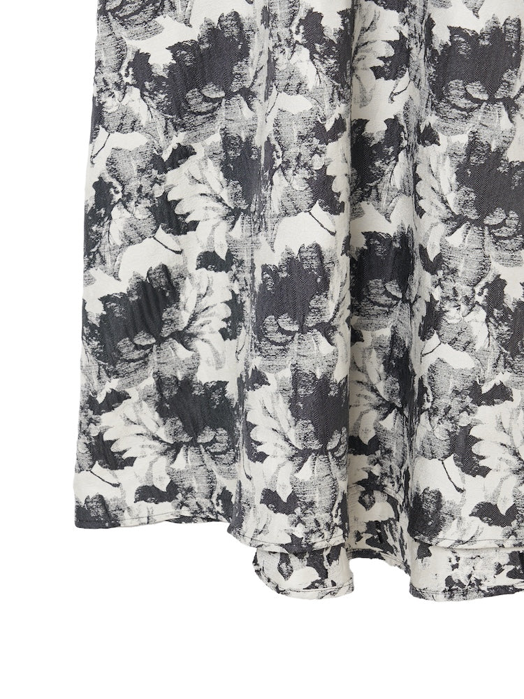 Design Strap Jacquard Dress｜デザインストラップジャガードドレス