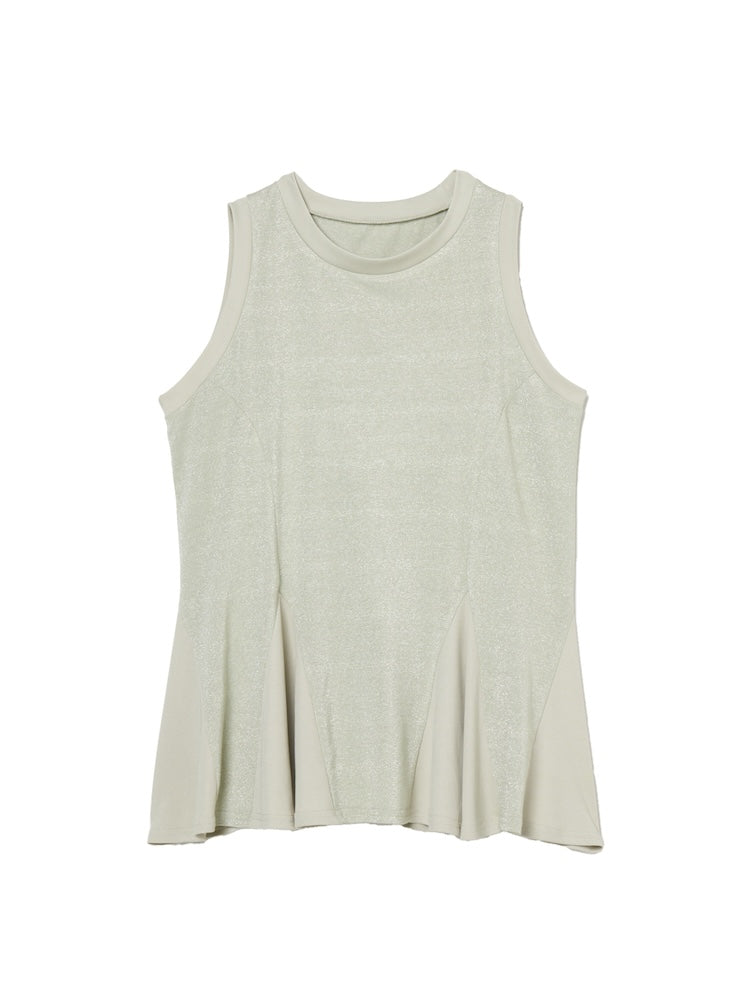 Glow Peplum Top / PaleGreen
