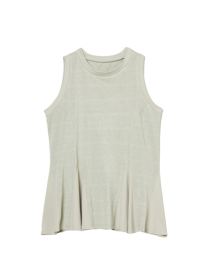 Glow Peplum Top / PaleGreen