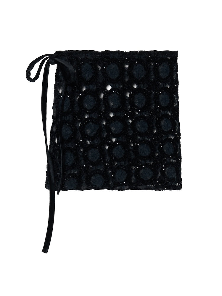 Multiway Openwork Apron / Black