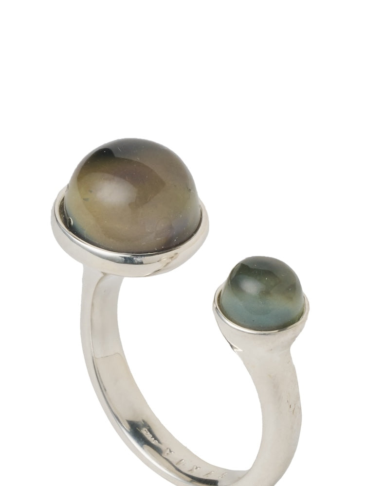 【SYKIA】2 Stone Mood Ring Gold 2 Stone Mood Ring/2ストーンムードリング（リング）｜SYKIA