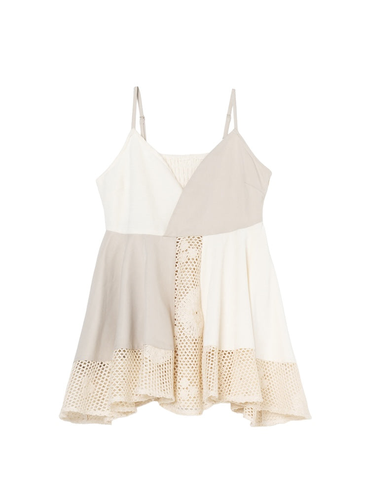 Patchwork Circular Top｜サーキュラーキャミトップス – MARTE