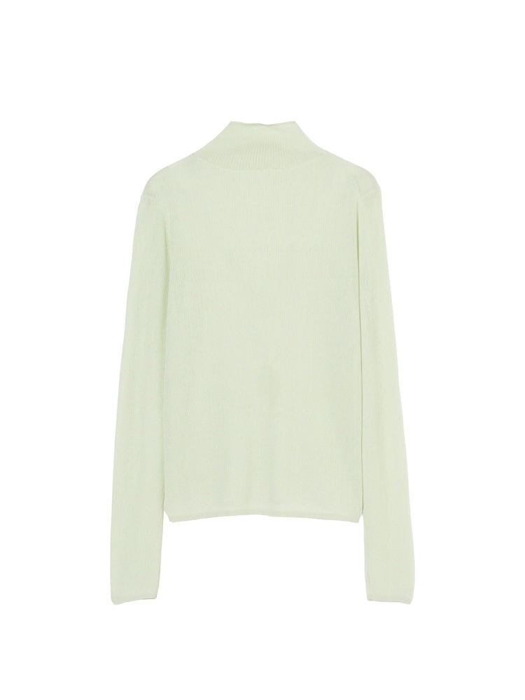 Sheer Knit Turtle Top｜シアーニットトップス – MARTE