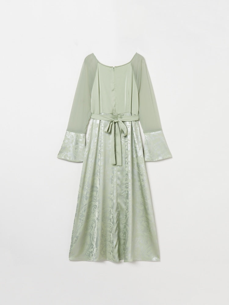 Foil Stamped Satin Dress｜箔押しサテンドレス – MARTE
