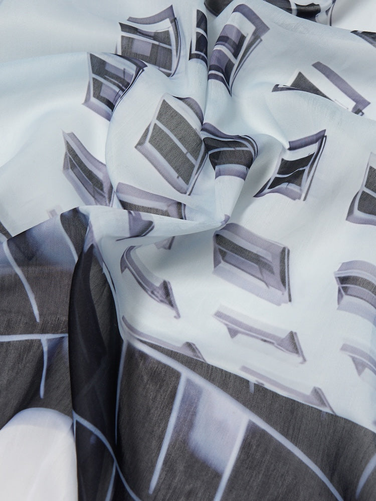 Architectural Scarf｜大判アーキテクチュラルスカーフ – MARTE