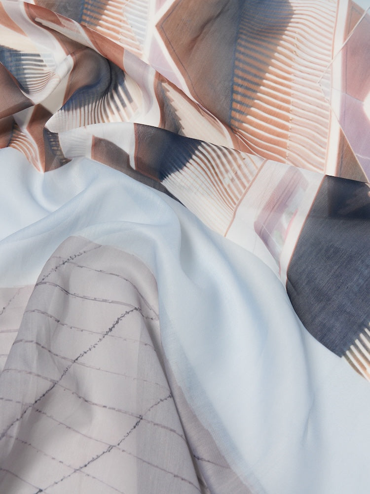 Architectural Scarf｜大判アーキテクチュラルスカーフ – MARTE