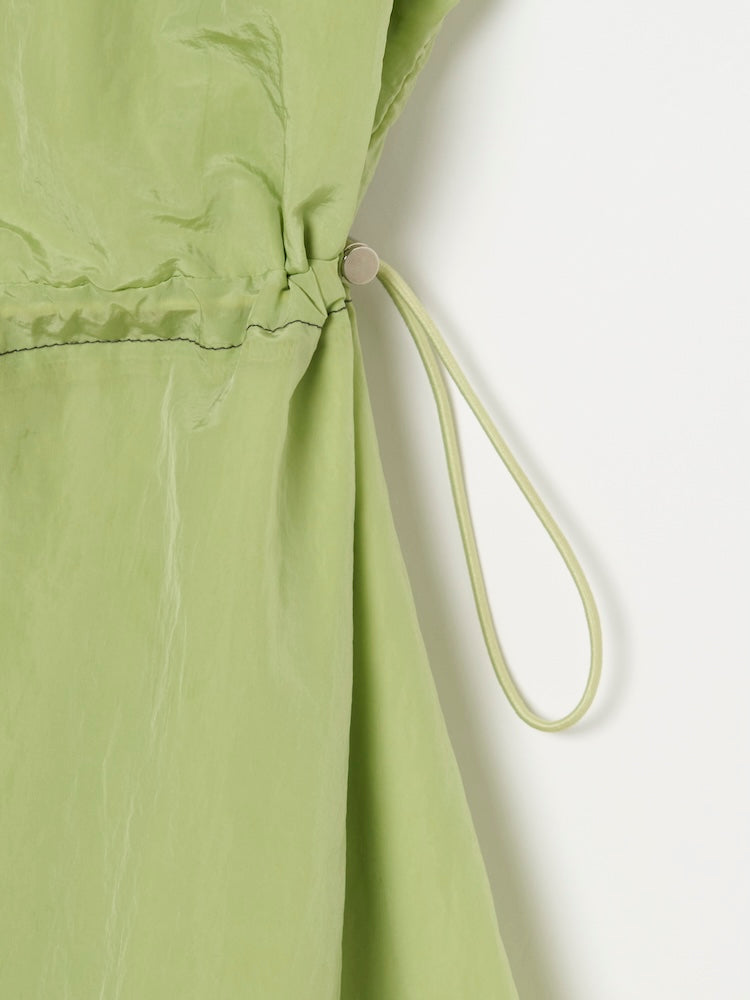 Mesh Panel Tiered Dress