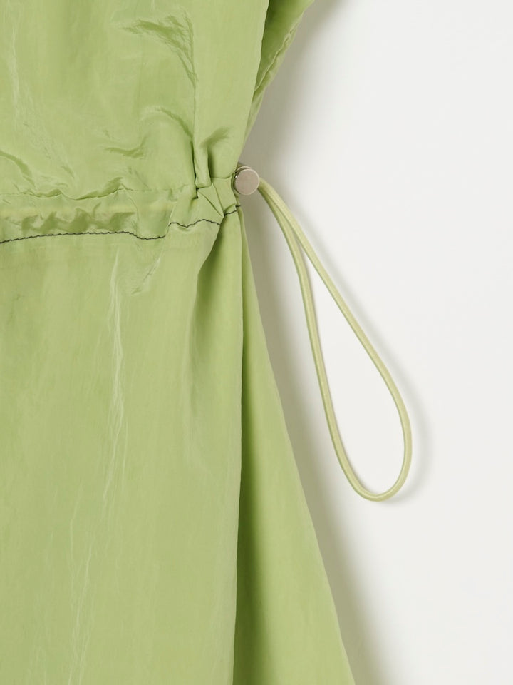 Mesh Panel Tiered Dress