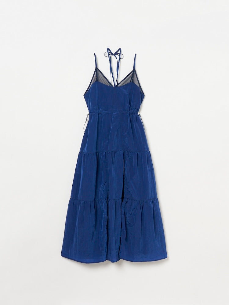 Mesh Panel Tiered Dress｜メッシュ切り替えティアードワンピース – MARTE