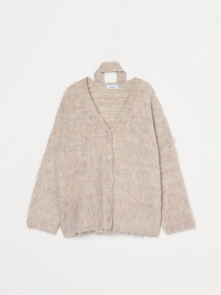 【10月10日(土) 12:00販売開始】Shaggy Knit Deform Cardigan