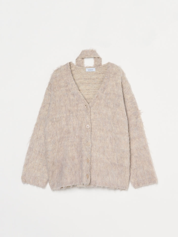 【10月10日(土) 12:00販売開始】Shaggy Knit Deform Cardigan