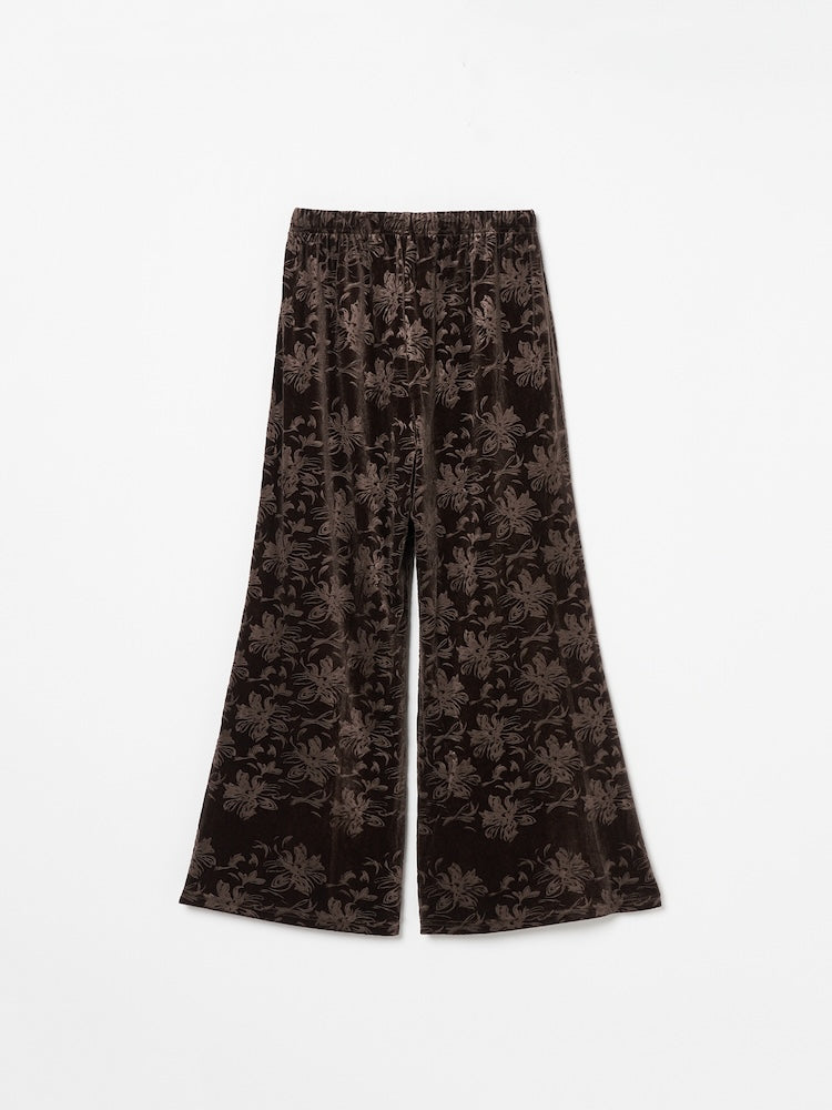 【10月24日(土) 12:00販売開始】Velour Emboss Pants