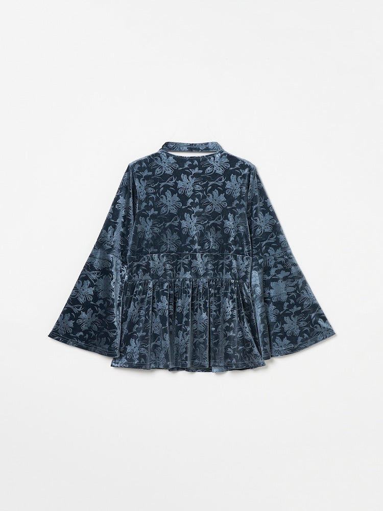 【10月24日(土) 12:00販売開始】Velour Emboss Top