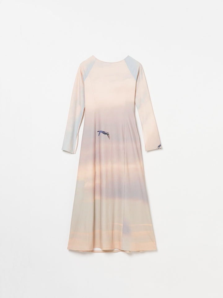 【10月24日(土) 12:00発売開始】Rib Landscape Art Dress