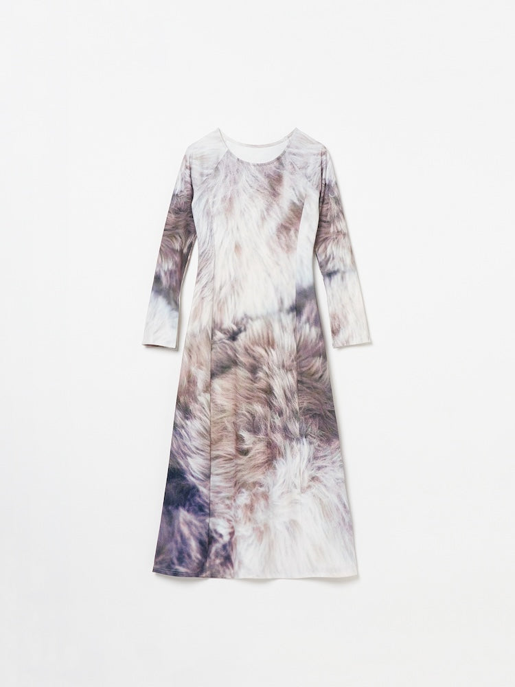 【10月24日(土) 12:00発売開始】Rib Landscape Art Dress