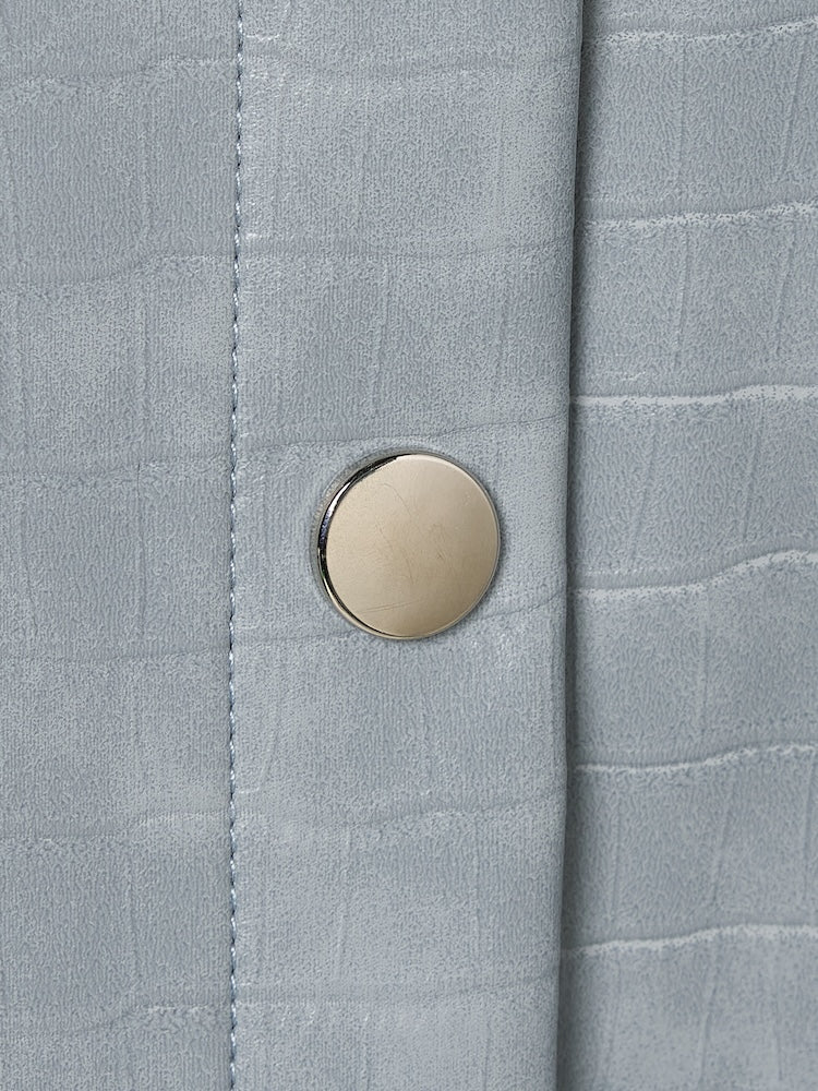 Embossed Leather Jacket