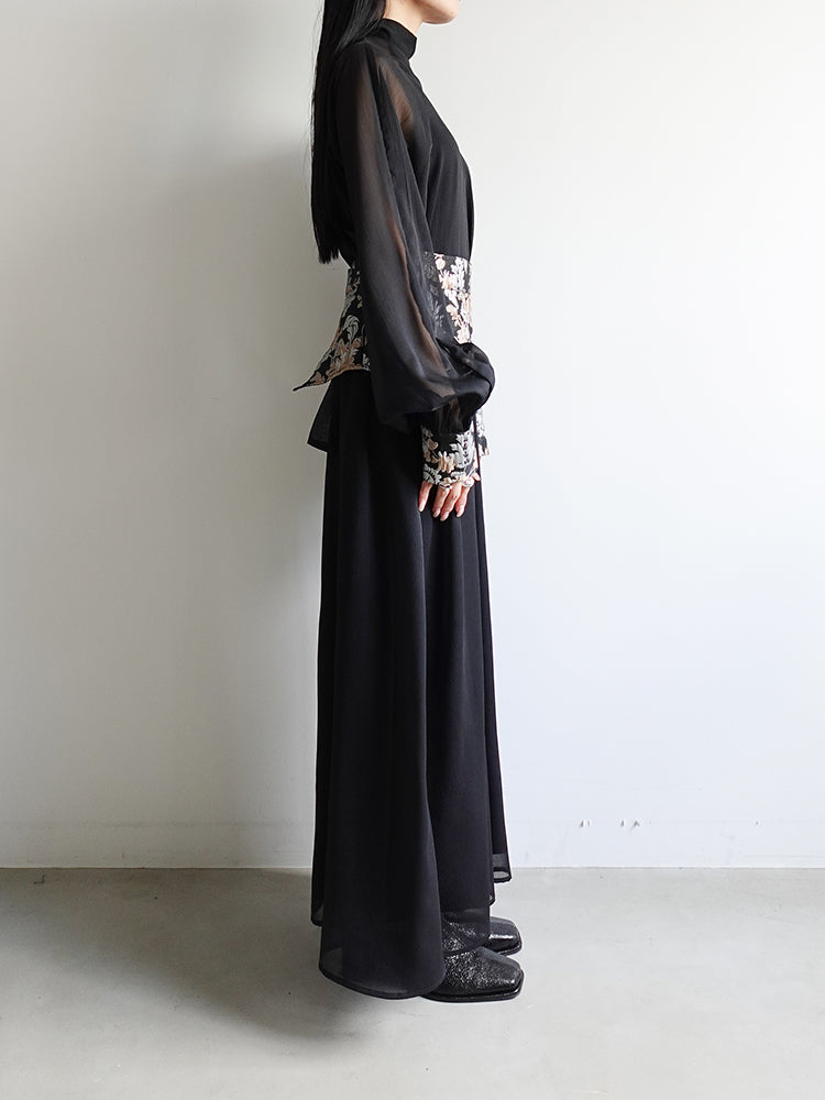 モデル身長：158cm / カラー：Black