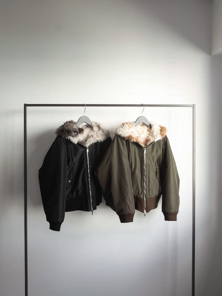 Mixed Fur Reversible Blouson