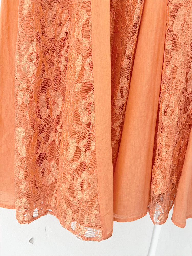 Apricot Lace Dress