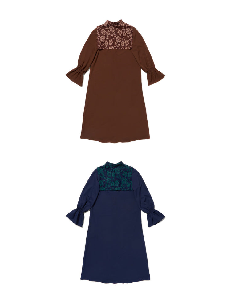 Flower Collar Dress|花柄つけ襟ドレス – MARTE Flower Collar Dress|花柄つけ襟ドレス – MARTE