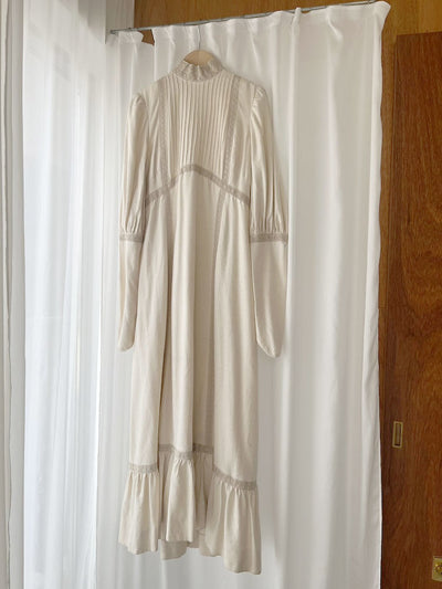 70s Ecru Long Dress
