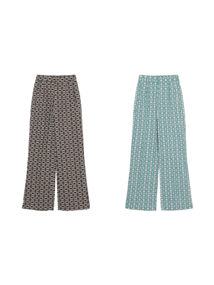 Knit Jacquard Pants