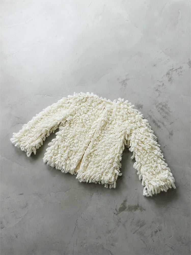 7,120円marte sahara loop knit cardigan 完売品