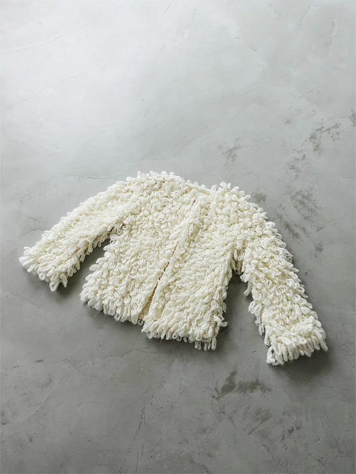Loop Knit Cardigan｜手編みニットカーディガン – MARTE