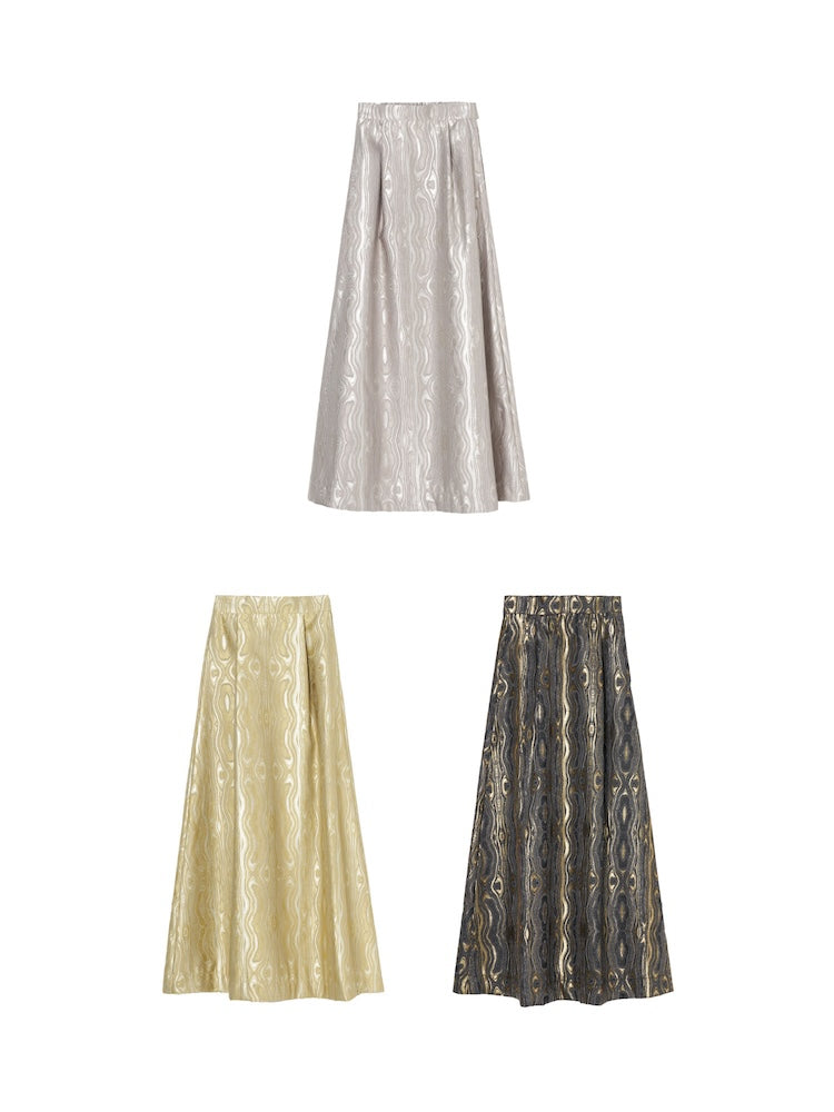 Marble Jacquard Skirt