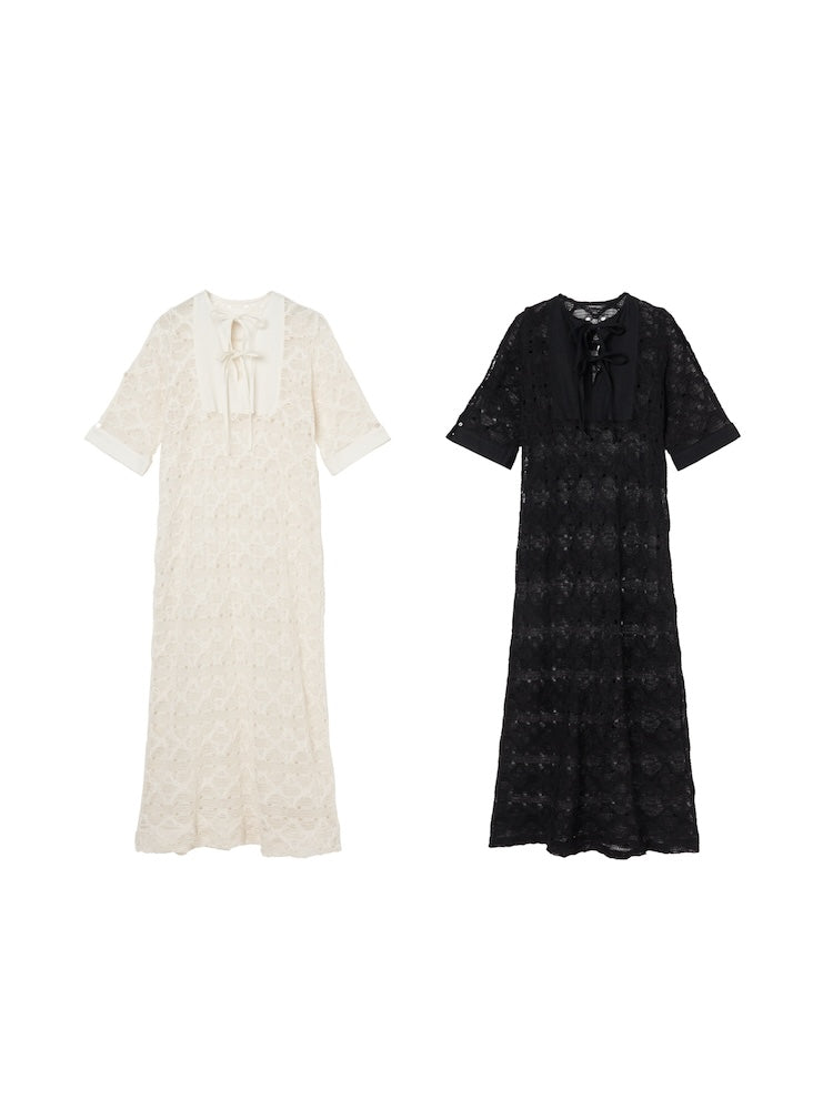 【WEB限定】Crochet Lace Dress