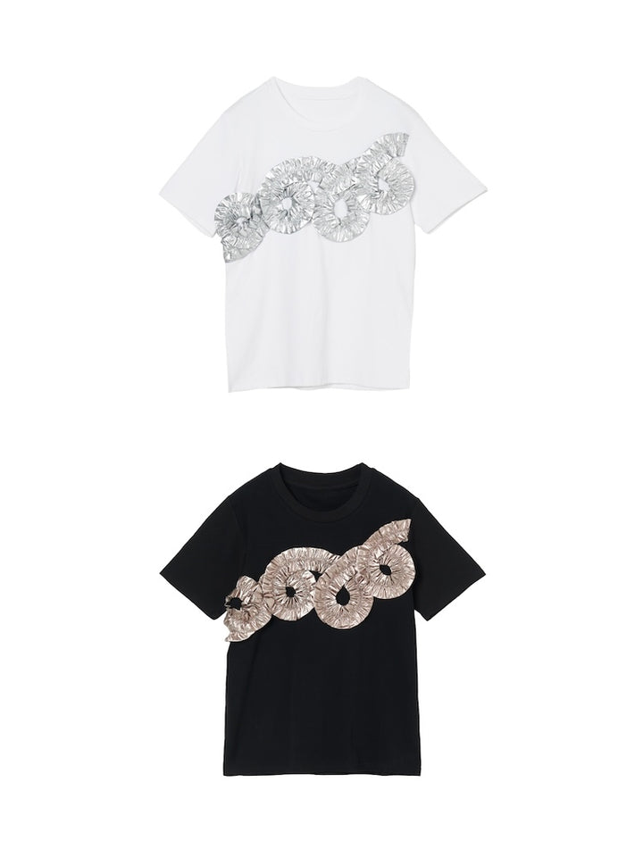 Metallic Tape Design Tee