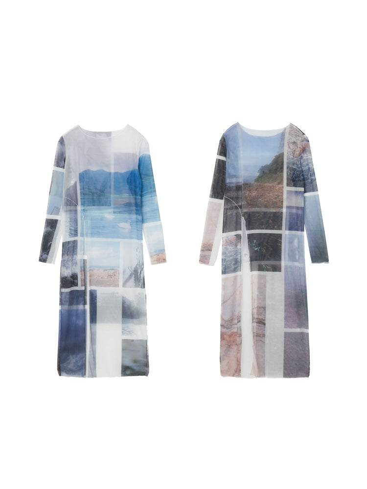 【6月上旬頃 販売予定】Sheer Dress "Landscape"