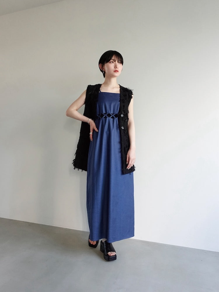 スーツ・フォーマル・ドレス Embroidered peplum bustier&I-line dress Embroidered peplum bustier&I-line dress - メルカリ