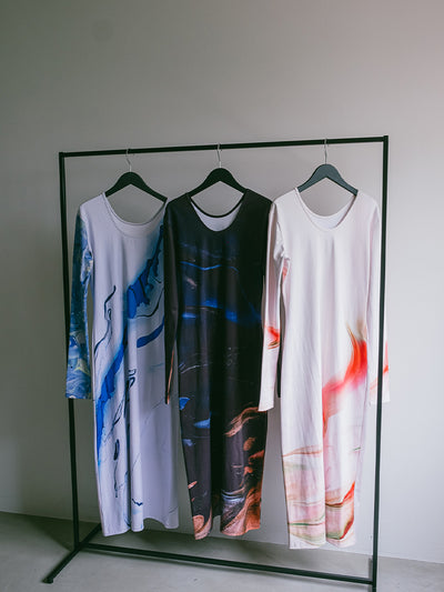 Marble Graphic Dress