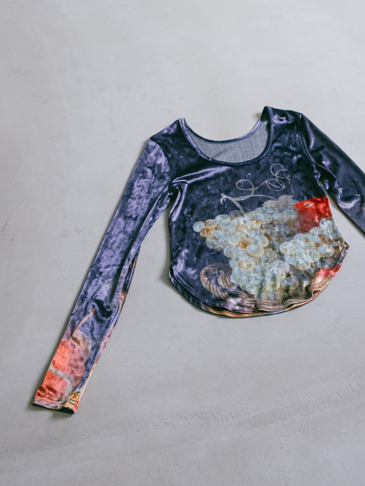 Velour Art Print Top｜ベロアTシャツ – MARTE