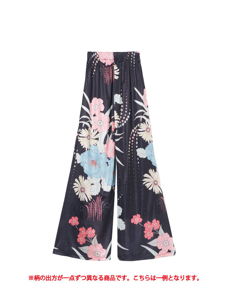 Flower Pants｜花柄リラックスワイドパンツ – MARTE