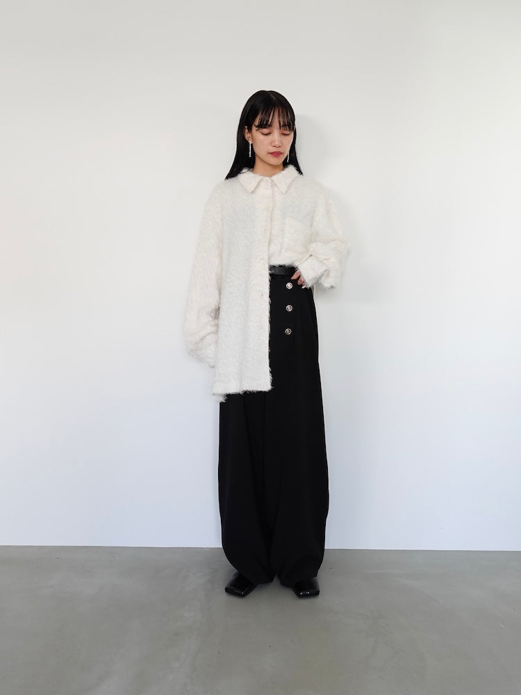 若者の大愛商品 Shaggy Over Shirt｜シャギー素材シャツ – MARTE シャツ+ブラウス(長袖+七分)