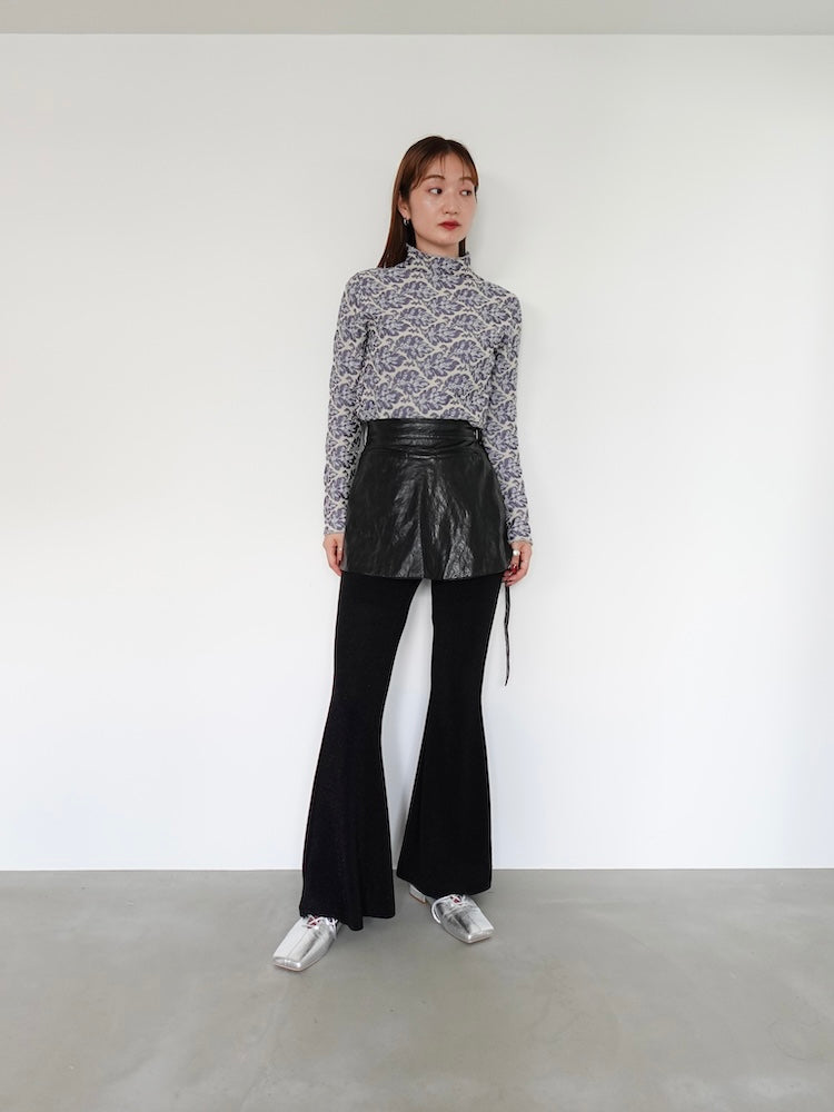 cutout tight flare pants (即購入OK 素早い )