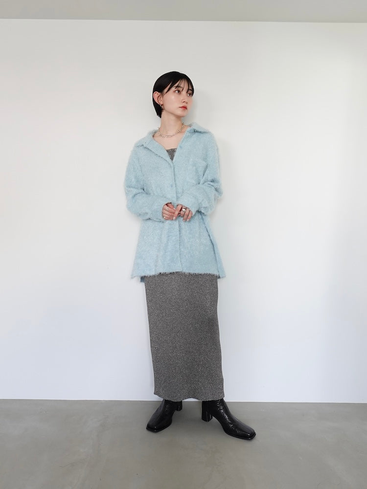 Glitter Knit Skirt｜ニットタイトスカート – MARTE
