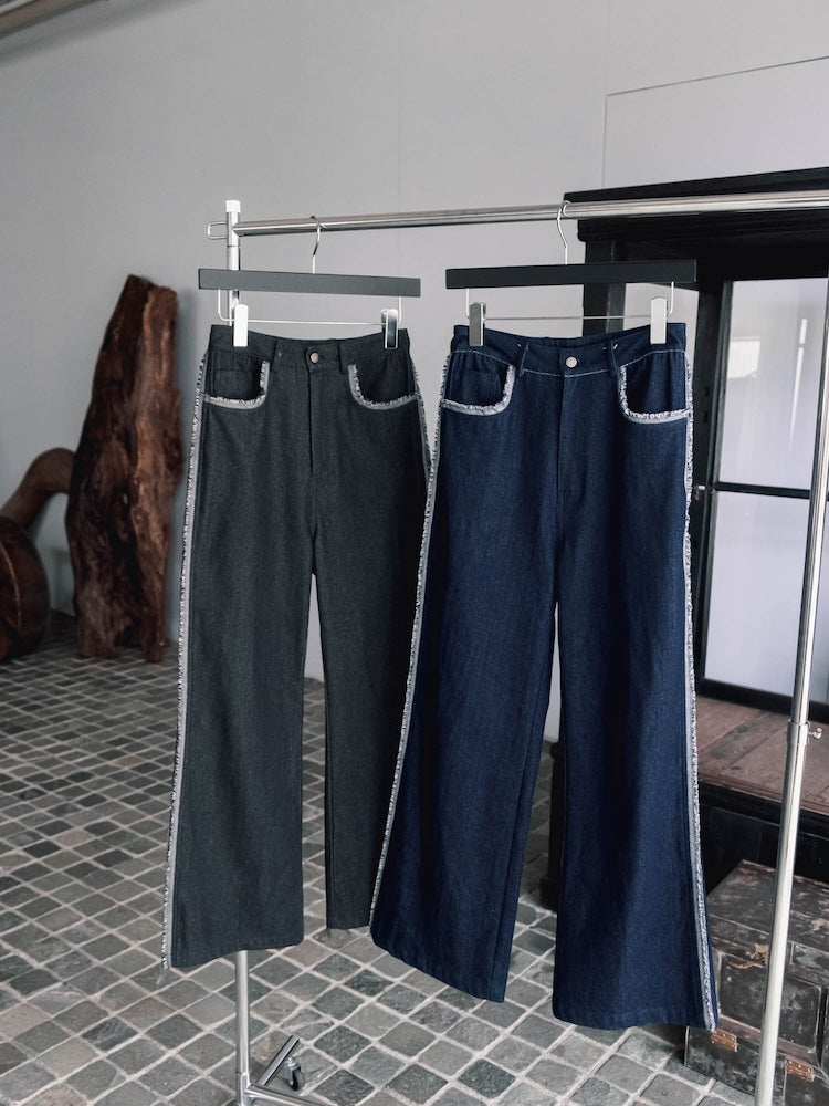 Fringe Design Denim｜デニムパンツ – MARTE