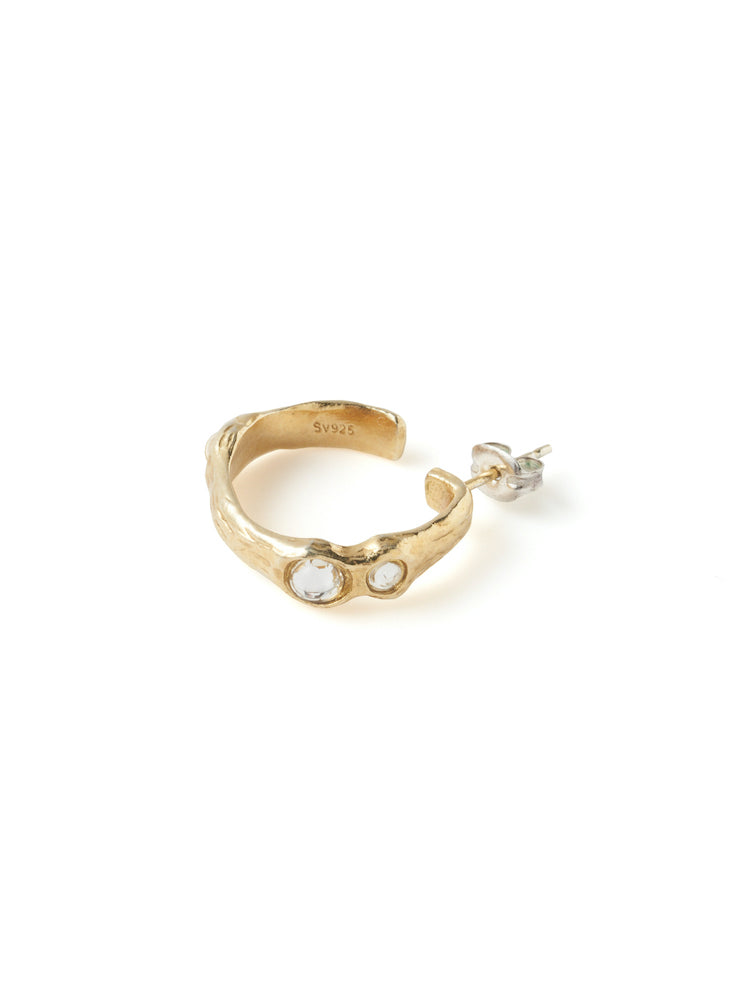 SYKIA soel コラボピアス　ゴールド Rainy Day Streaky Pierce｜レイニーデーストレイキーピアス – MARTE