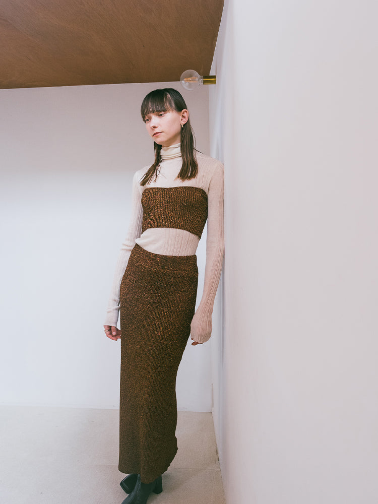 Glitter Bustier｜ニットビスチェ – MARTE