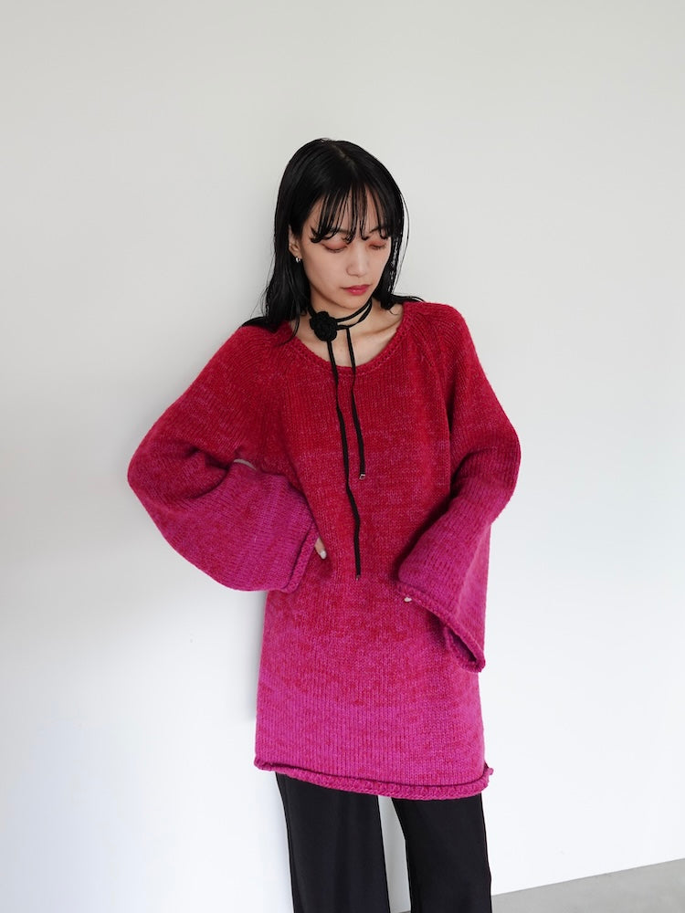 モデル身長：158cm / カラー：Red×Magenta