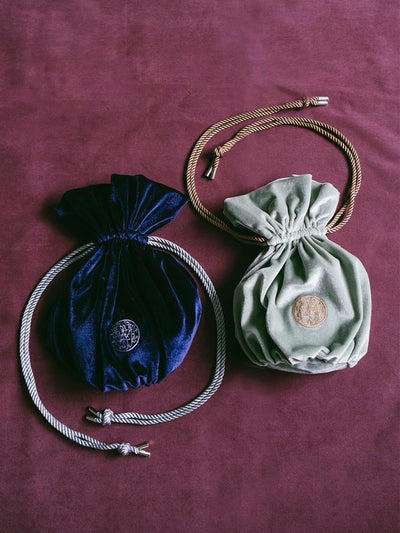 MARTE × DIDION Velour Drawstring Bag