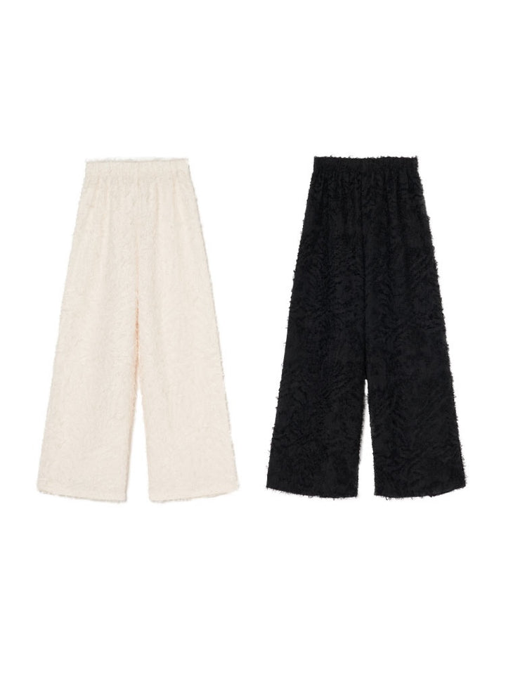 Cut Jacquard Pants